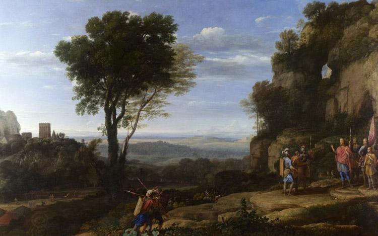 Claude Lorrain Landscape with David and the Three Heroes (mk17) China oil painting art